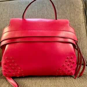 Tod's Hot Pink Leather Women's Bag